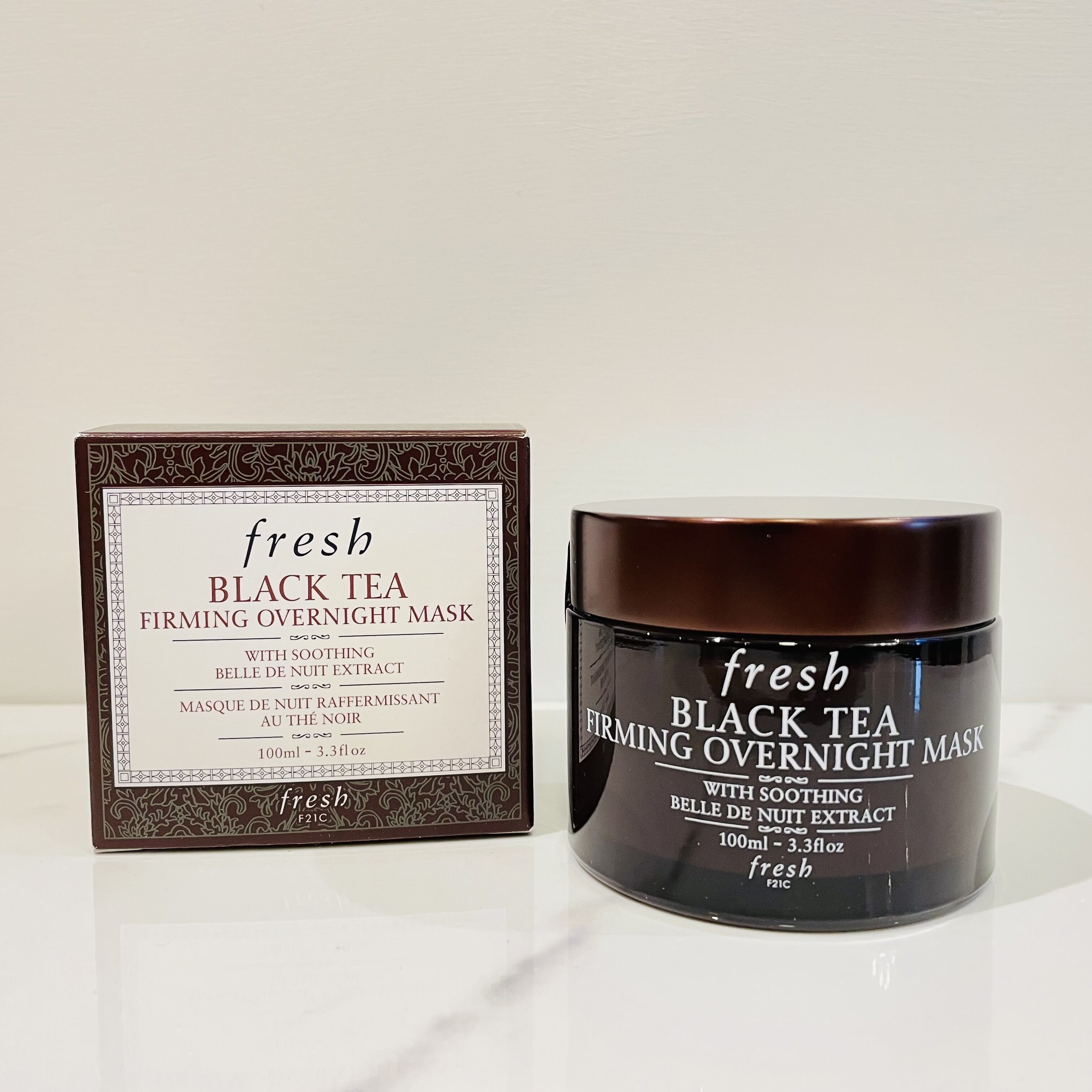 现货 fresh馥蕾诗红茶睡眠面膜100ml紧致免洗涂抹式熬夜修护面膜