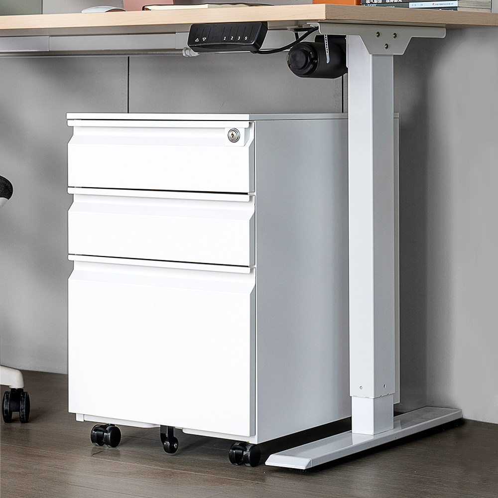 钢制可移动机柜信息文档低机柜办公抽屉柜桌下储物柜可移动锁式储,商业/办公家具,矮柜,淘宝优惠券,粉丝福利购,淘宝优惠卷