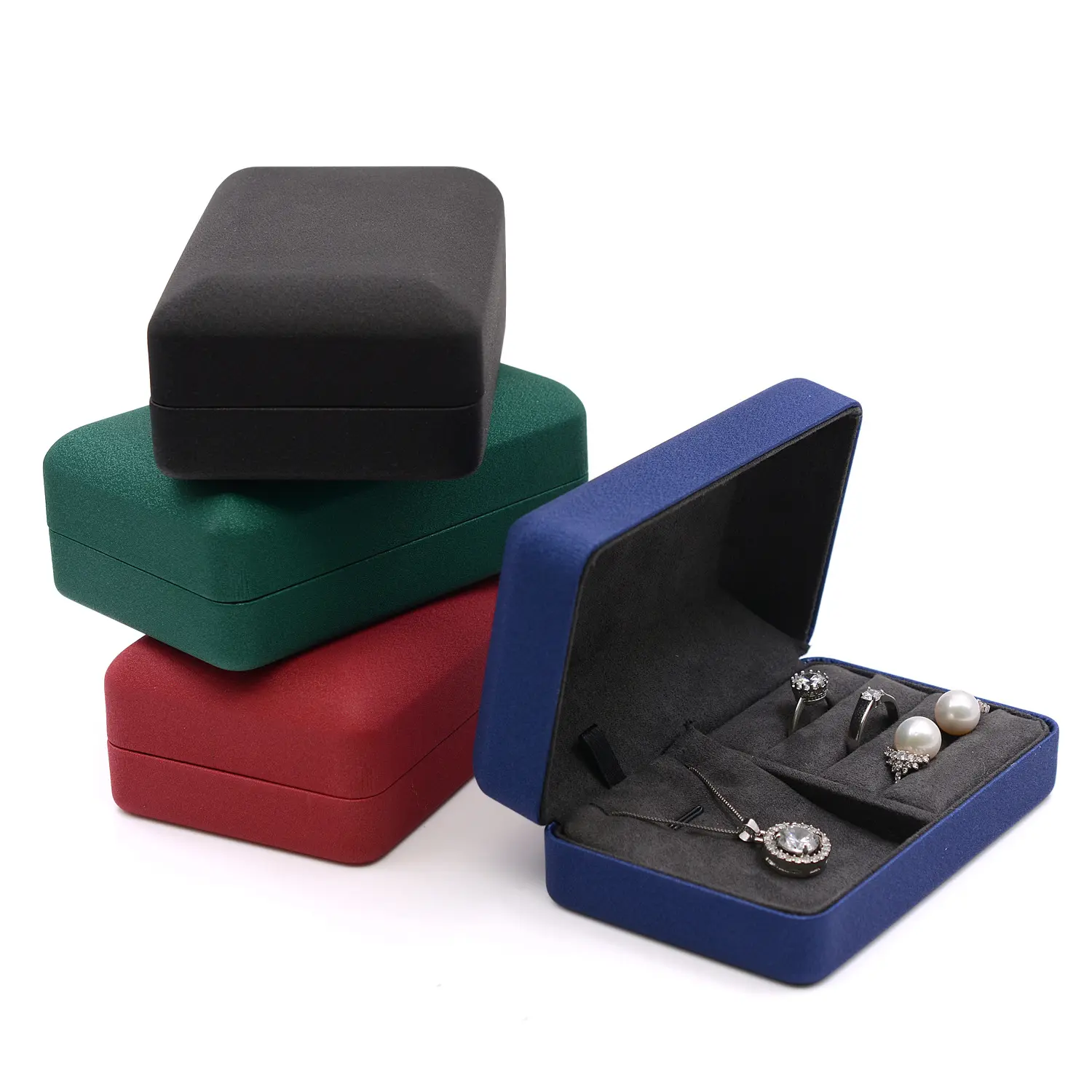 戒指耳钉耳环珠宝项链首饰收纳盒