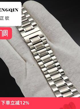 表带男钢带适用七个星期五28mm26POLICE汉密尔顿飞克迪赛沛纳海30