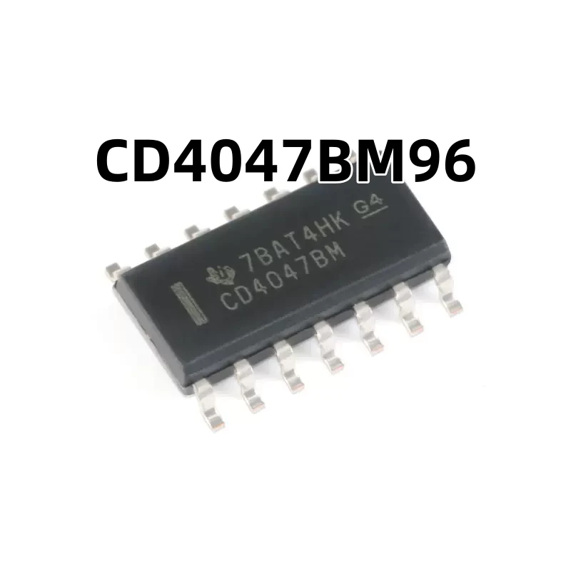 CD4047BM96 SOIC-14 CMOS低功耗单稳态/不稳定多谐振荡器原装正品