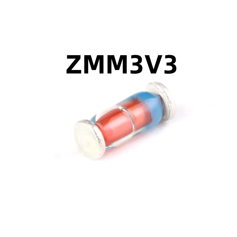 200只 ZMM3V3 LL-34 3.3V/0.5W 贴片稳压二极管 1206圆柱型 原装