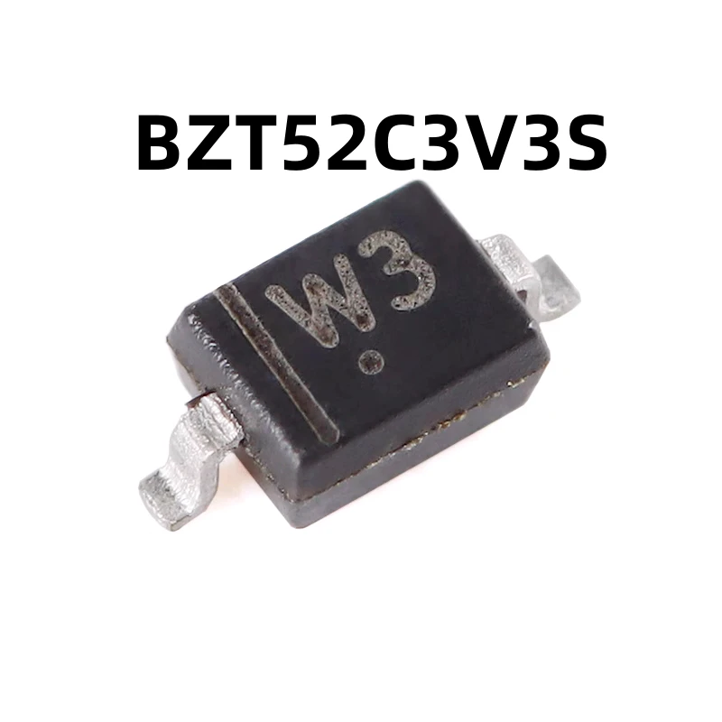 （200只）BZT52C3V3S W3 SOD-323 原装3.3V 200mW稳压二极管