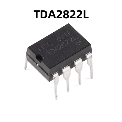 TDA2822L DIP-8 原装正品 直插 1W双路音频放大器 IC芯片