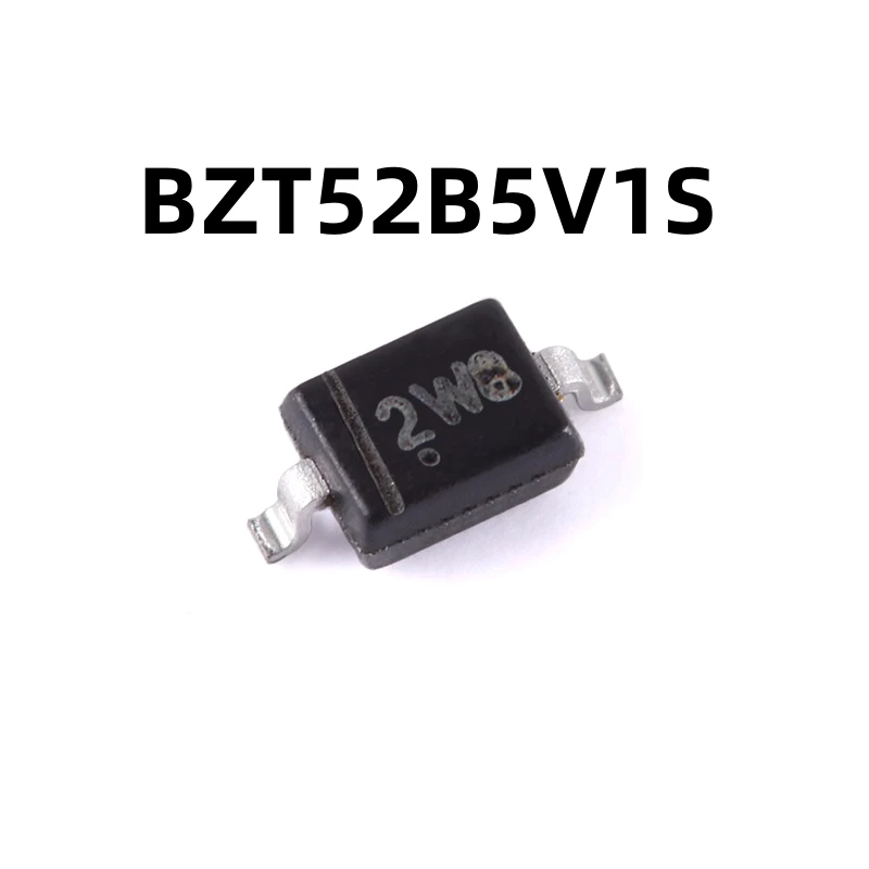 （100只）BZT52B5V1S 2W8原装 SOD-323 5.1V 200mW稳压二极管