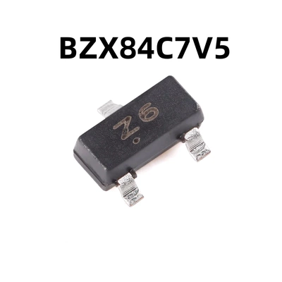 （100只）BZX84C7V5 Z6 SOT-23 原装正品 7.5V 300mW稳压二极管