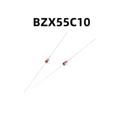 （200只）原装 BZX55C10 DO-35 10V/0.5W 直插稳压二极管