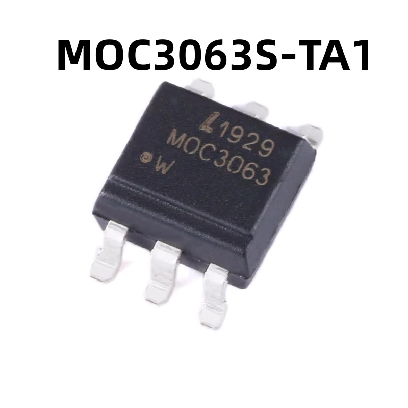 MOC3063S-TA1 SMD-6 原装正品 三端双向可控硅输出光电耦合器芯片