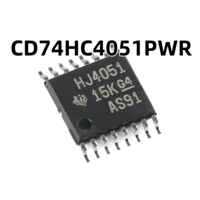 CD74HC4051PWR TSSOP-16 单通道模拟多路复用器全新原装 芯片