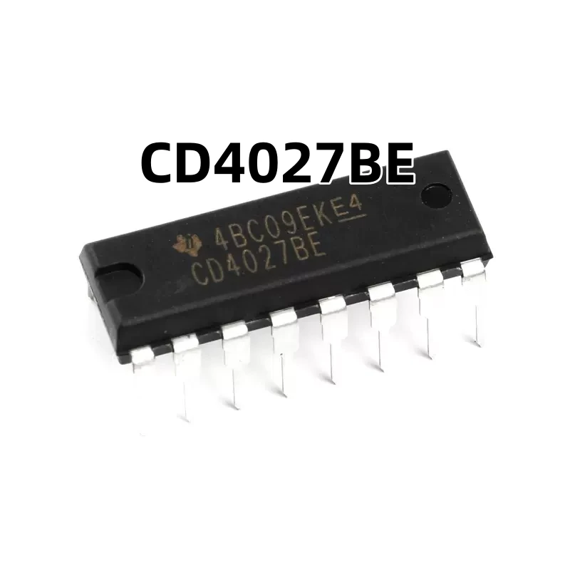 CD4027BE 芯片 双J-K主从触发器 DIP-16原装正品 直插  逻辑芯片