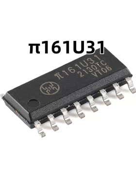 π161U31 SOIC-16增强型ESD 3kVrms 150Kbps六通道数字隔离器