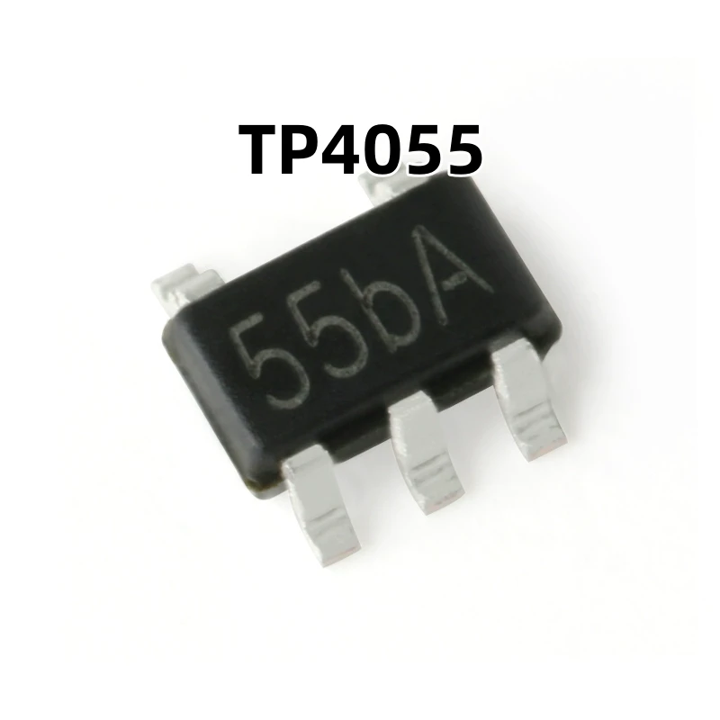 TP4055 SOT-23-5 500mA 线性锂离子电池充原装正品电器芯片