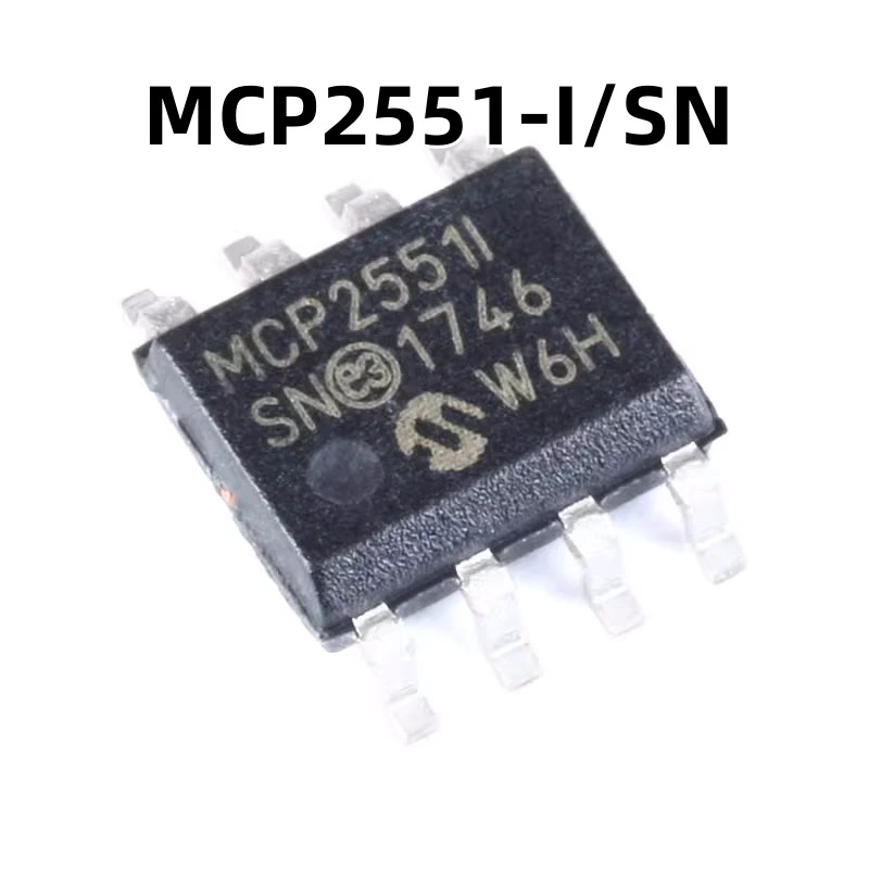 MCP2551-I/SN SOIC-8 原装正品 贴片高速CAN收发器 芯片