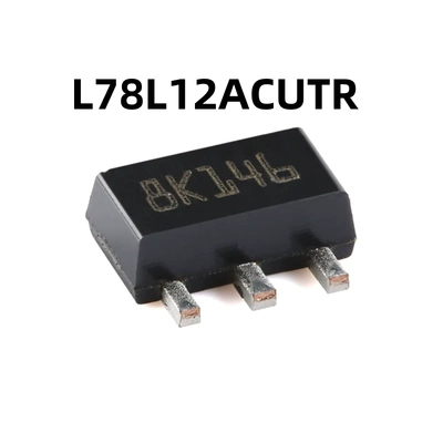 L78L12ACUTR SOT-89 原装正品 0.1A正电压稳压器芯片