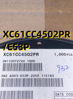 XC61CC4502PR/E53P  08+ SOT89  原装现货