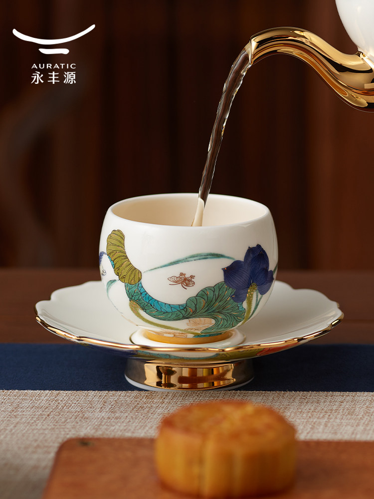 永丰源快乐和鸣茶杯120ml陶瓷茶具配件茶杯水杯礼盒
