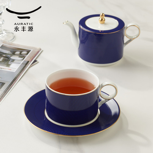 永丰源蓝色多瑙河4头咖啡具