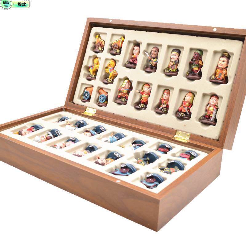 中国象棋三国人物创意脸谱民族风北京特色送老外的礼物外国人礼品