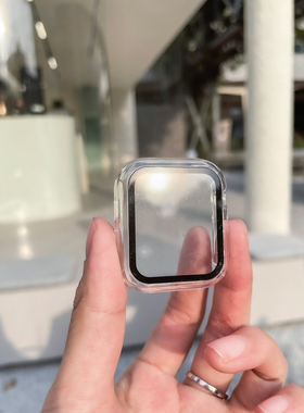 iwatch10保护套适用苹果手表壳钢化膜一体applewatch9876透明防摔