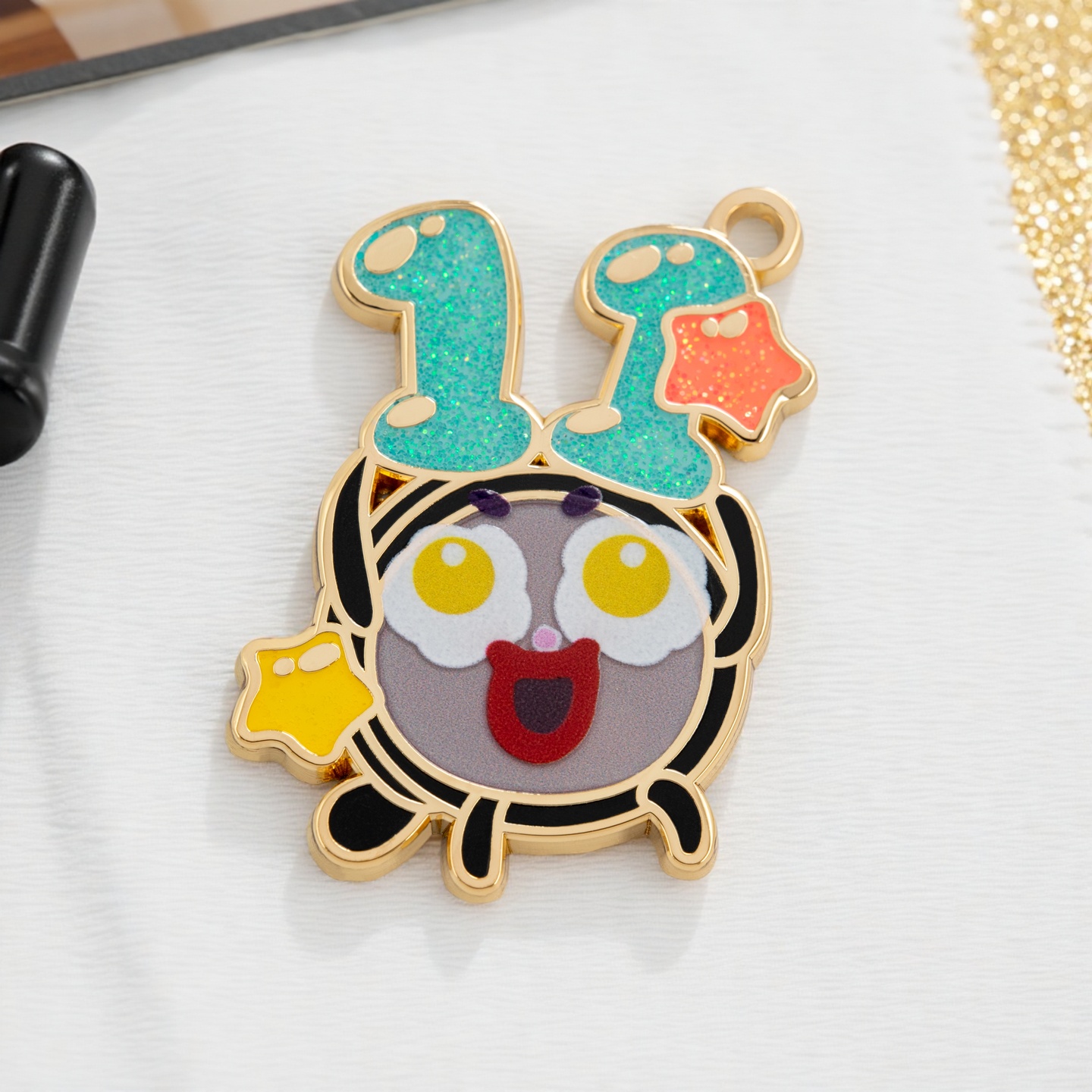 周深11周年卡通应援挂件徽章礼物