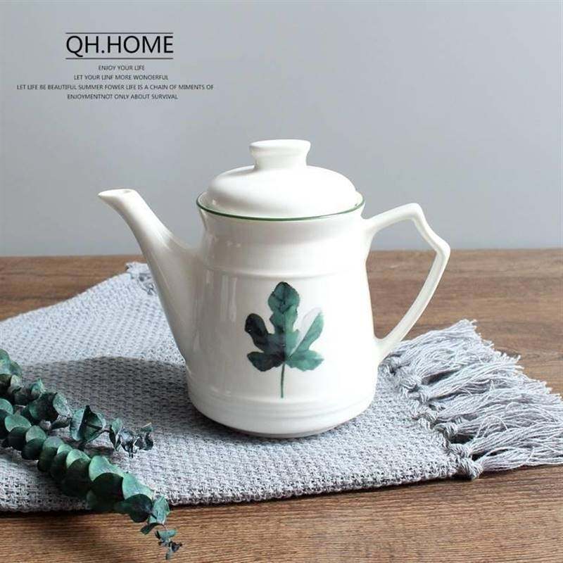 瓷器油存壶搪瓷创意易清洗油瓶储油罐厨房家用陶瓷酱油酱壶