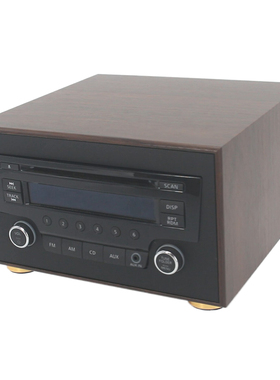 日产骐达11-14款原车机12-14款轩逸车载CD机改装家用机箱