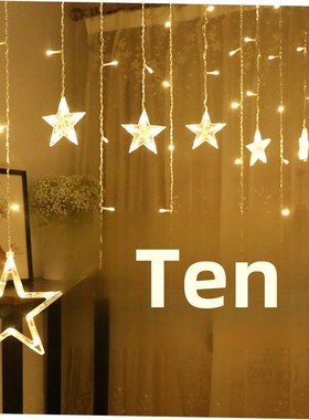 Christmas Fairy Lights Festoon Led String Lights Star Garla