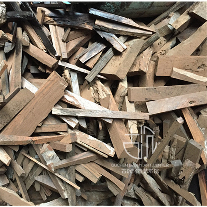 DIY乌木铁力木红木边角料碳化木料下角料阴沉木原木雕材料