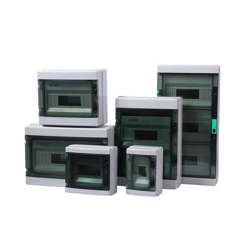 HA户外防水塑料控制配电箱家用IP65断路器空开箱光伏直流汇流箱