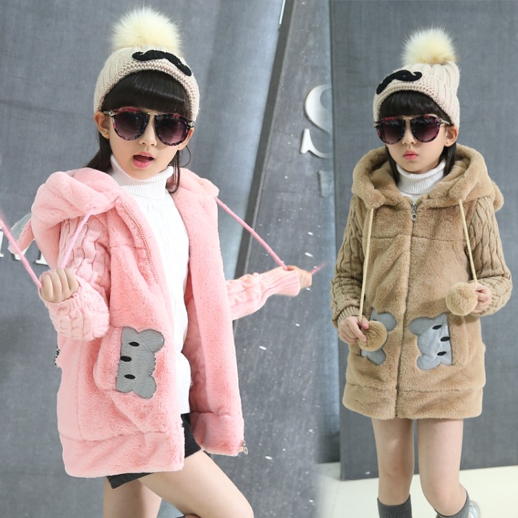 小学生冬季女童装7小孩女孩子8冬装9棉衣服10厚外套6