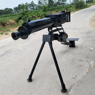 展示金属马克沁重机枪道具摆件教育演出勃朗宁M2重机枪展示抗日