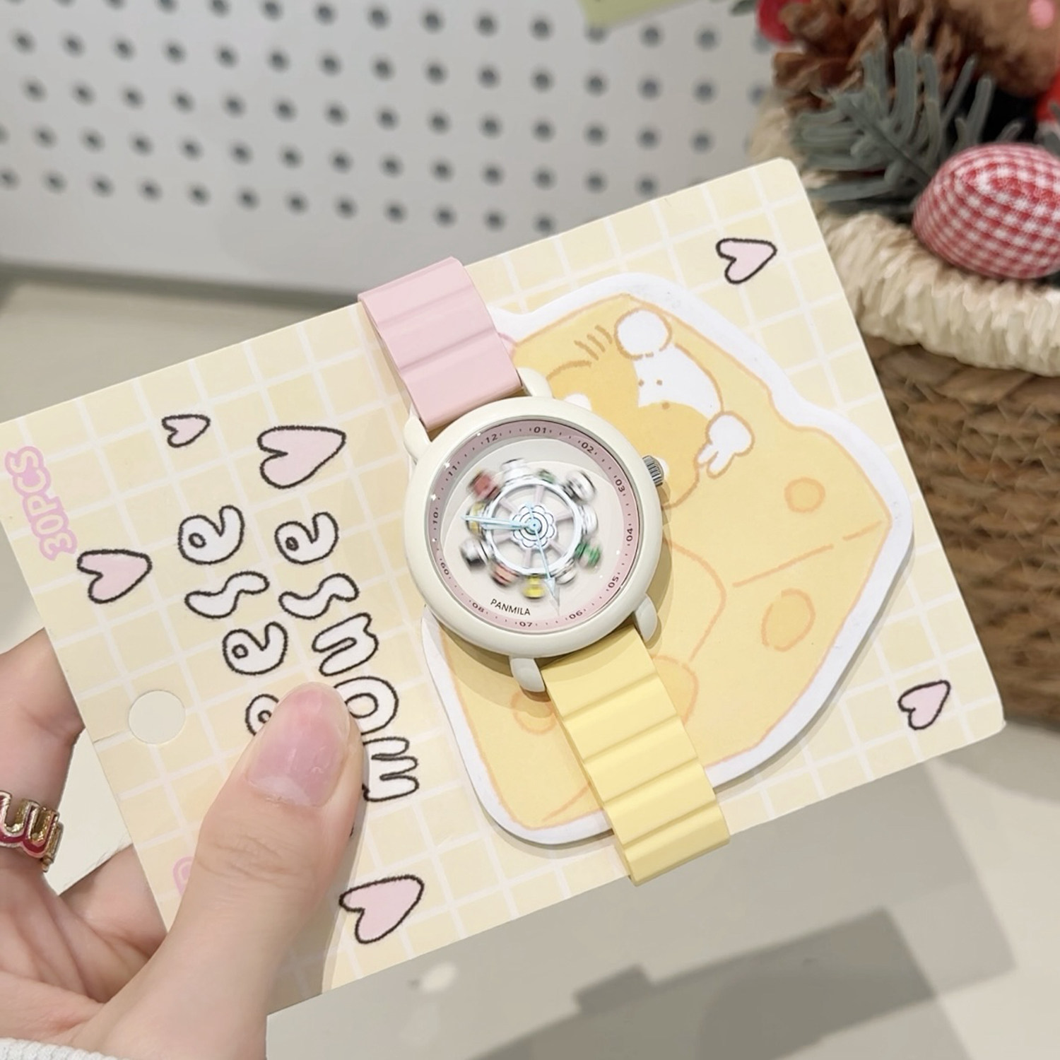 番米拉儿童手表女款女小学生只看时间学生女生专用磁吸2026正流行,手表,国产腕表,淘宝优惠券,粉丝福利购,淘宝优惠卷