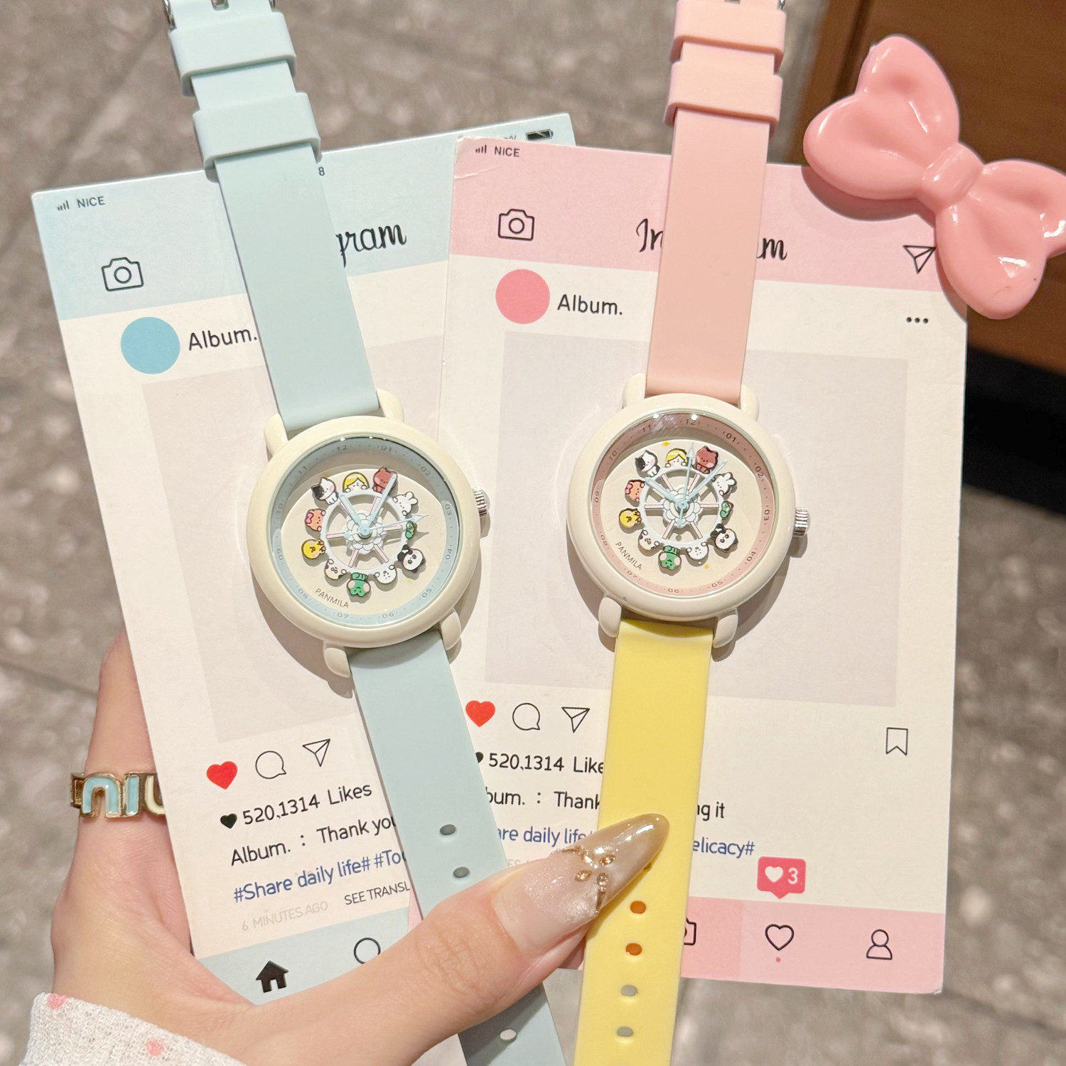 番米拉minini旋转摩天轮手表女