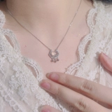 Защитный амулет, ожерелье, серебро 925 пробы, подарок на день рождения, серебро 999 пробы, китайский стиль, коллекция 2023, легкий роскошный стиль