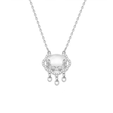 Защитный амулет, ожерелье, серебро 925 пробы, подарок на день рождения, серебро 999 пробы, китайский стиль, коллекция 2023, легкий роскошный стиль