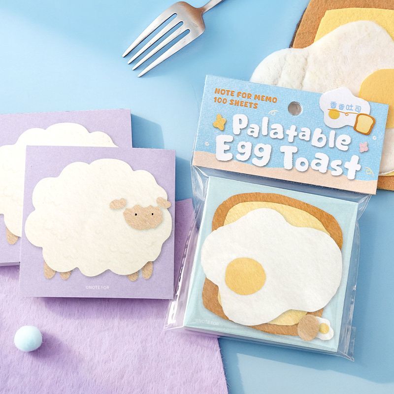 毛毡小时光仿真可爱便签本