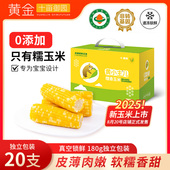 2025双11现货 黄小主玉米东北新鲜甜糯无添加玉米20支冷冻装
