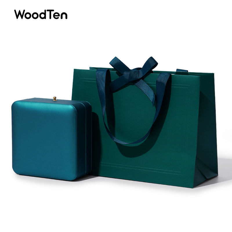 木世新款轻奢饰品手提纸袋高档珠宝首饰收纳袋子礼品包装袋可定制