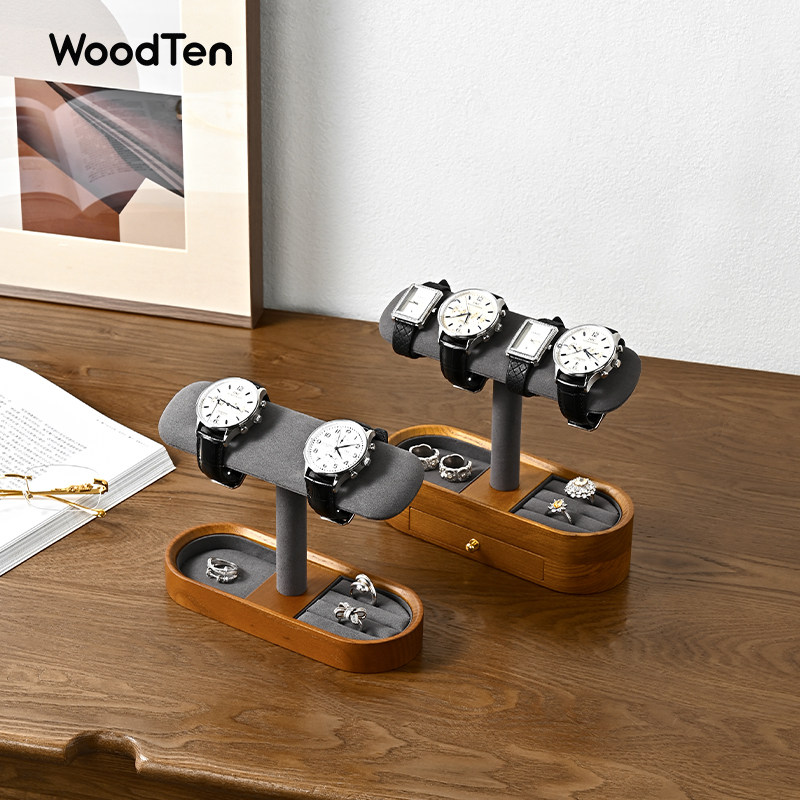 木世实木手表展示架家用创意多功能首饰手腕表收纳架玄关手表托架,饰品/流行首饰/时尚饰品新,首饰展示架,淘宝优惠券,粉丝福利购,淘宝优惠卷