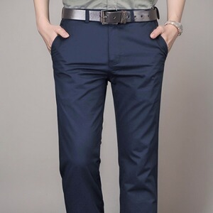 春夏季休闲裤男休闲长裤男商务西裤男直筒宽松薄款男裤纯棉裤子男