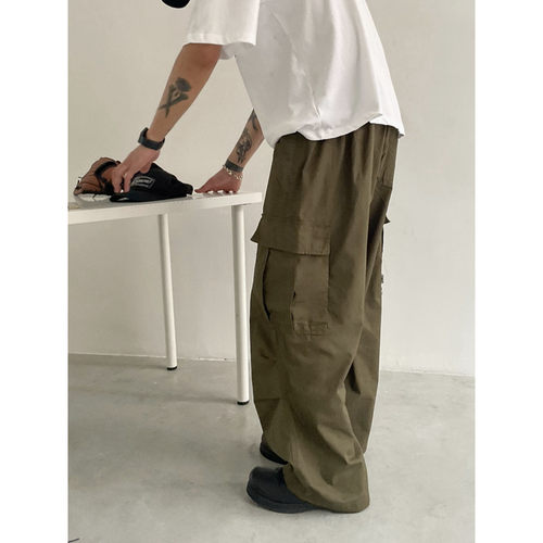 日系复古工装裤男款青春