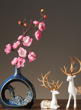 件式家小酒柜新装装柜创电饰品艺装中工设O家厅客软居摆意视摆品