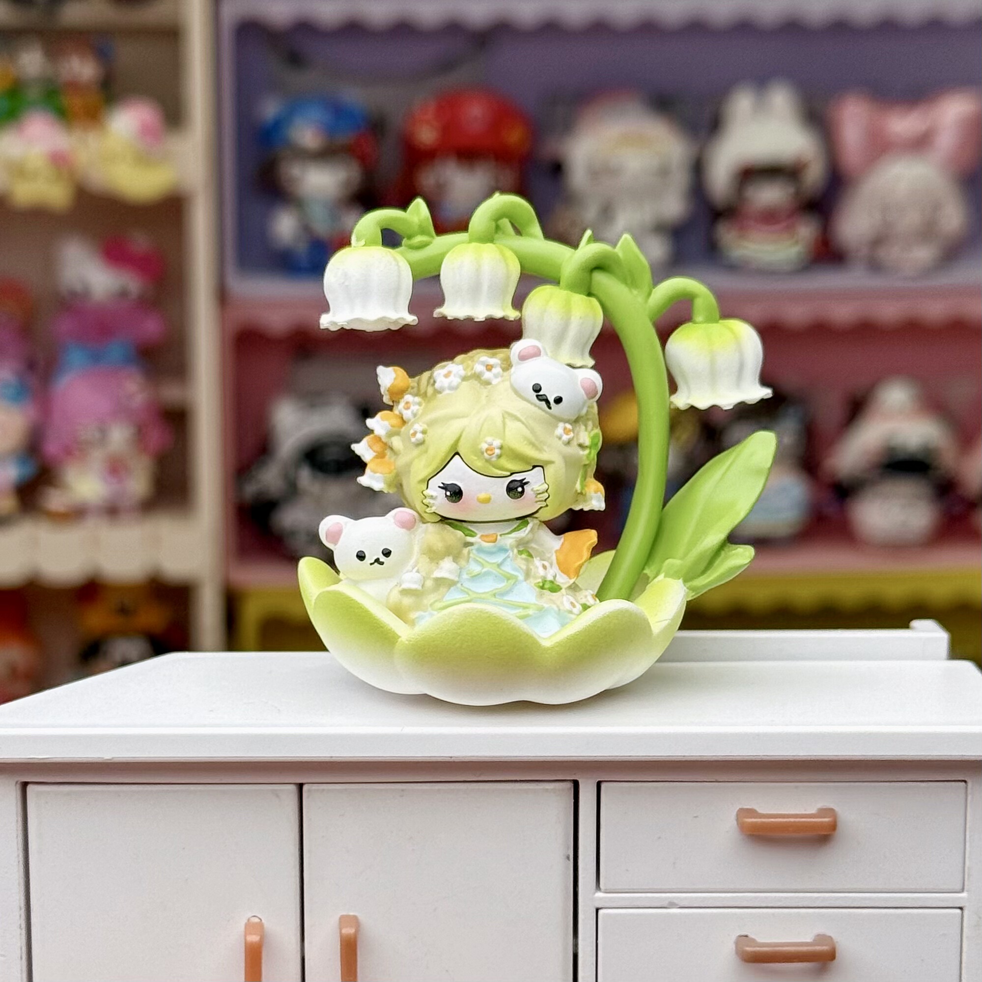 thumbnail for Lily of the valley ktpu doll cream glue DIY bulk accessories material miniature toy ornament food play blind box