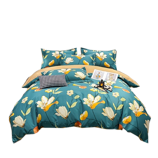 60支长绒棉纯棉被套单件春夏160X210cm全棉贡缎被罩高档轻奢定制