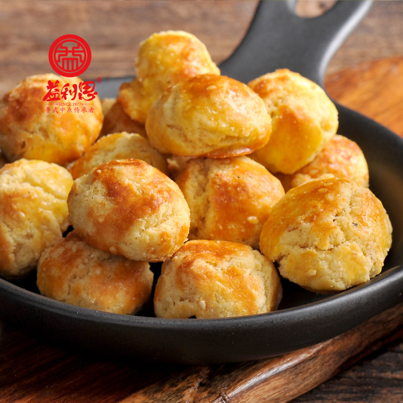 椰奶核桃酥零食酥香不腻老济南益康食品儿时味道糕点零食