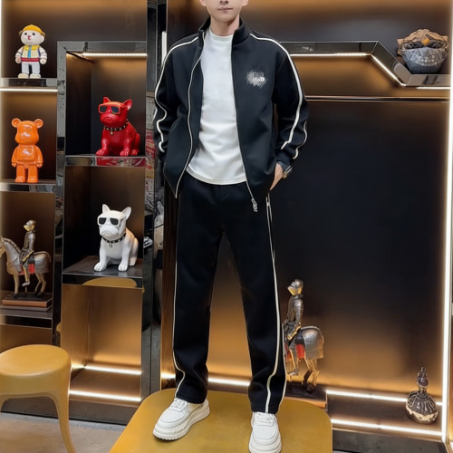 男士潮流高级时尚立领两件套