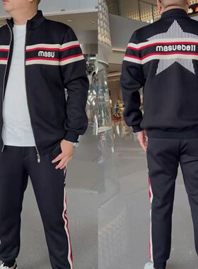 【现货】24619男士春季上新套装休闲时尚帅气立领潮流高品质舒适