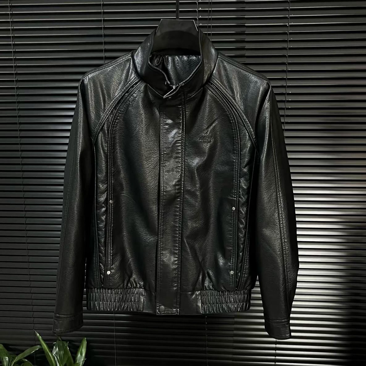 【现货】27203男士皮衣外套水洗皮休闲春季新品皮夹克高品质百搭