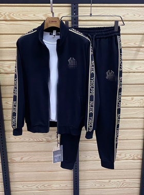 【现货】363男士春季新品休闲运动服时尚潮流长袖两件套装高品质