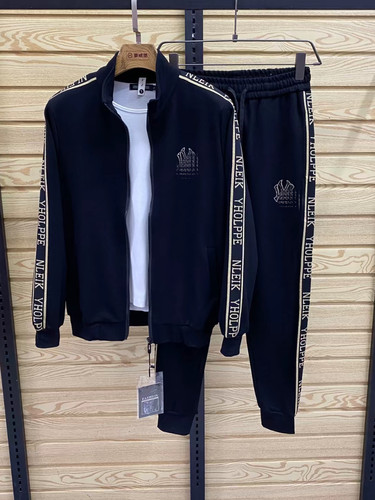 男士春季新品休闲运动两件套装